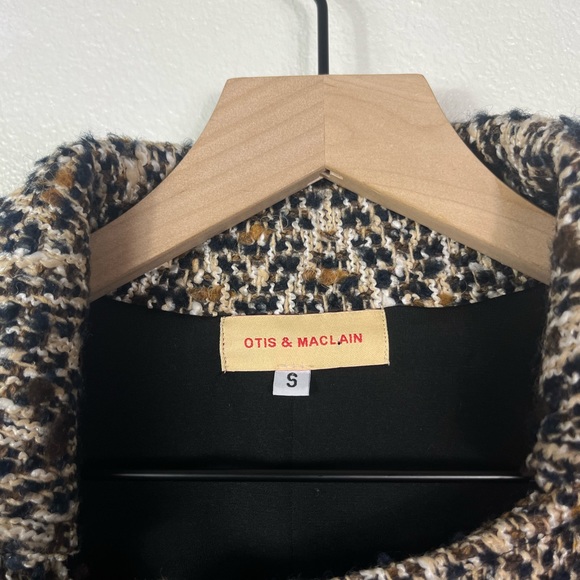 Otis & Maclain Woven Wool Blend Native Zig Zag Jacket Coat size 2 - Picture 4 of 11